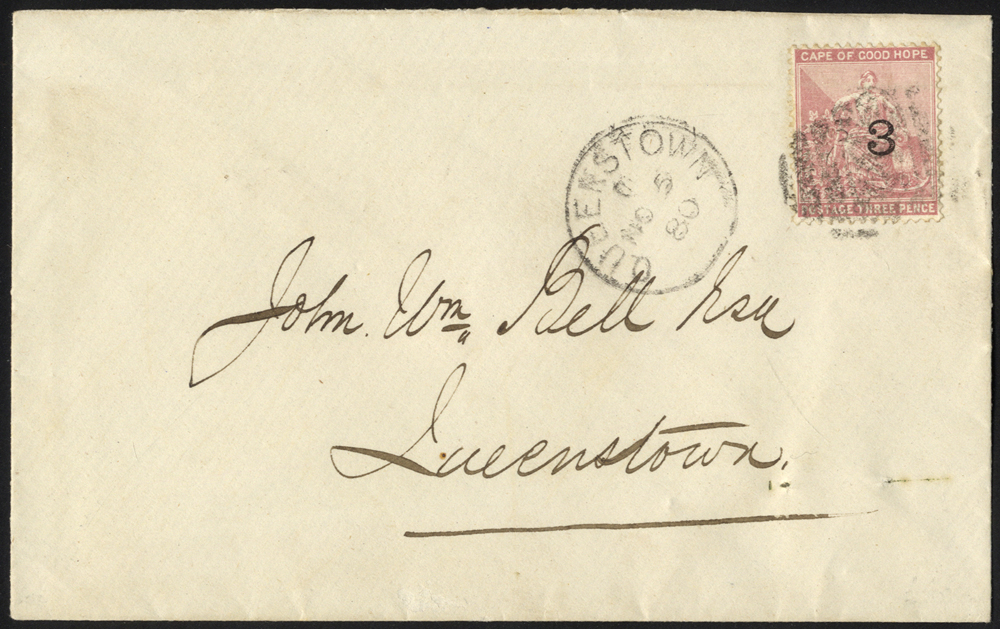 1880 (5 Nov) locally addressed envelope
