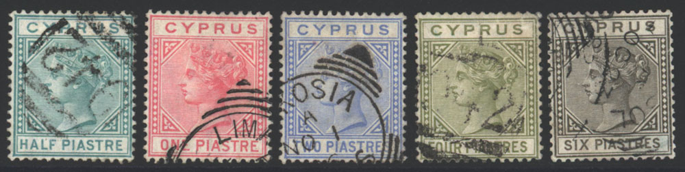 1881 Die I CCC set, good to FU