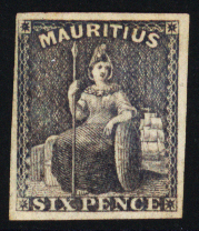 1859-61 6d dull purple-slate, fine M
