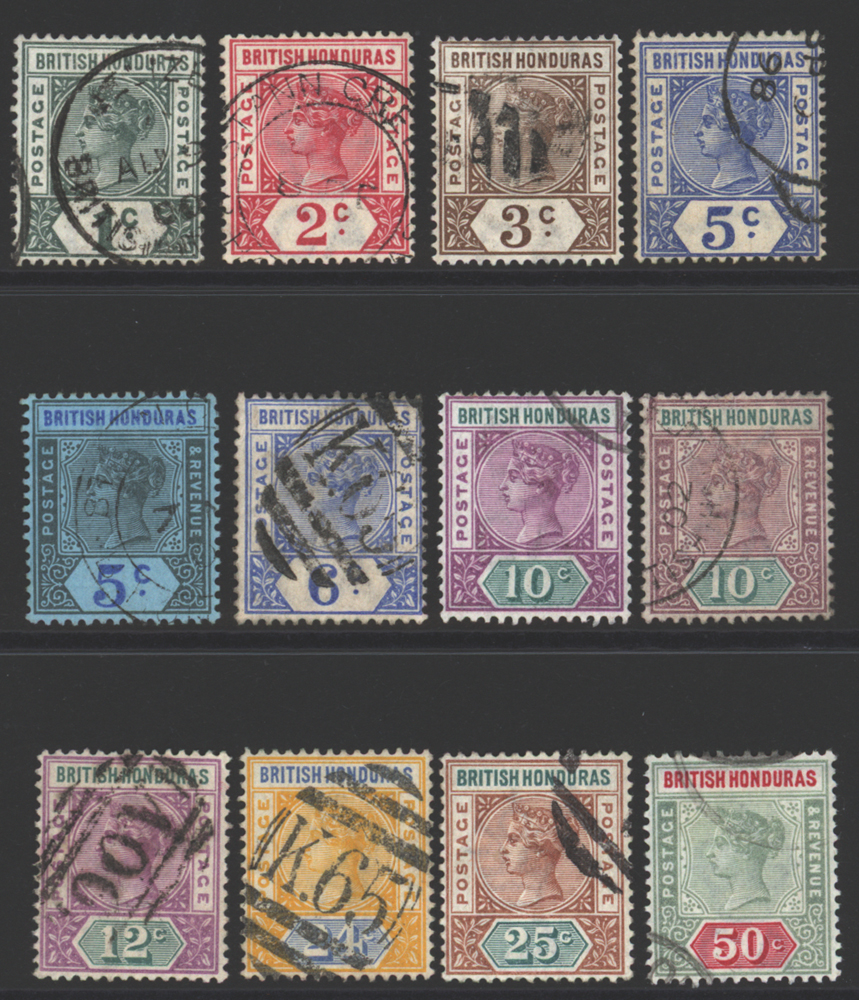 1891-1901 CCA set to 50c, good to FU (50c corner crease)