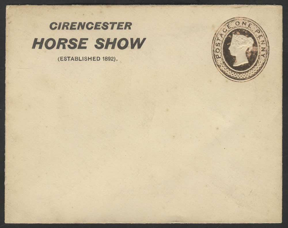 Victorian stamped to Order One Penny envelope