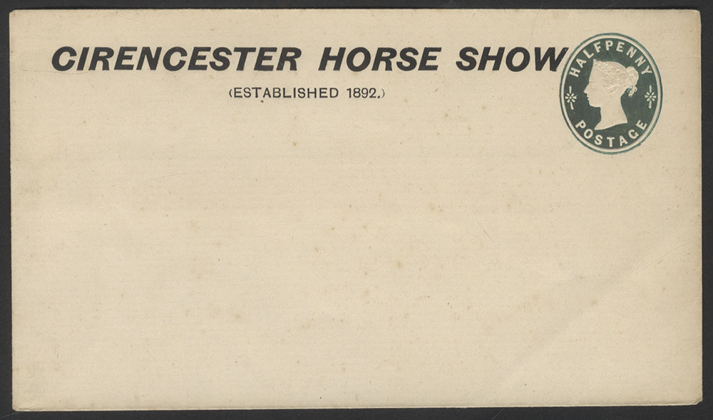 Victorian stamped to Order Halfpenny envelope