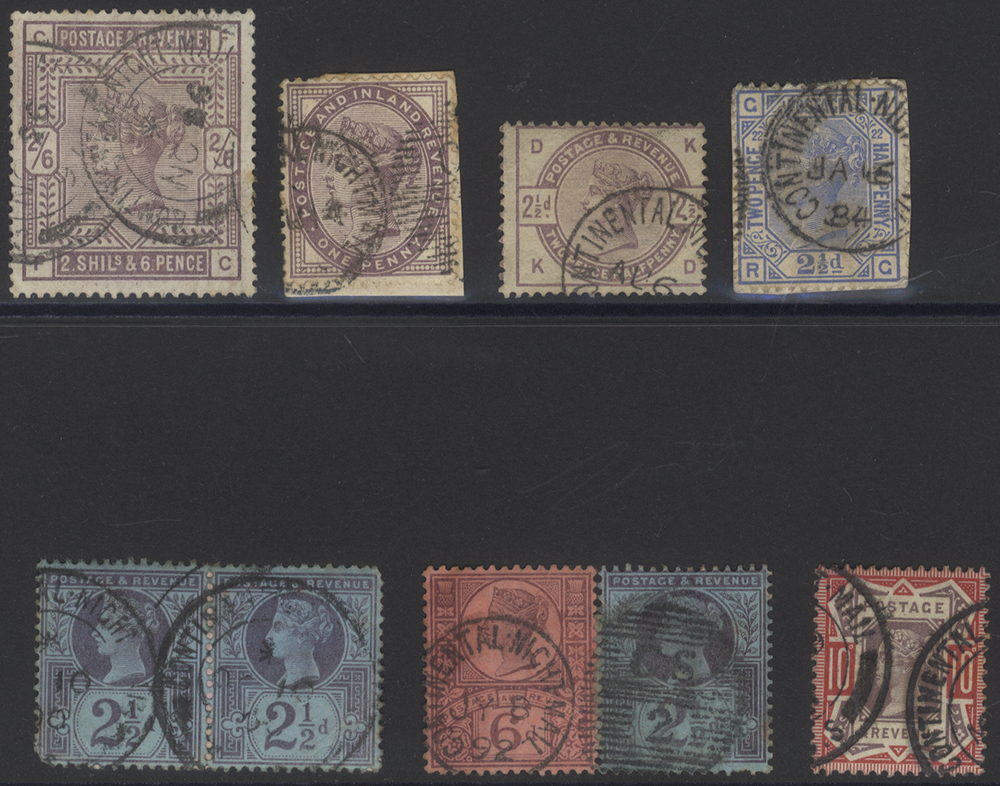 1880's-1901 group of Victorian stamps