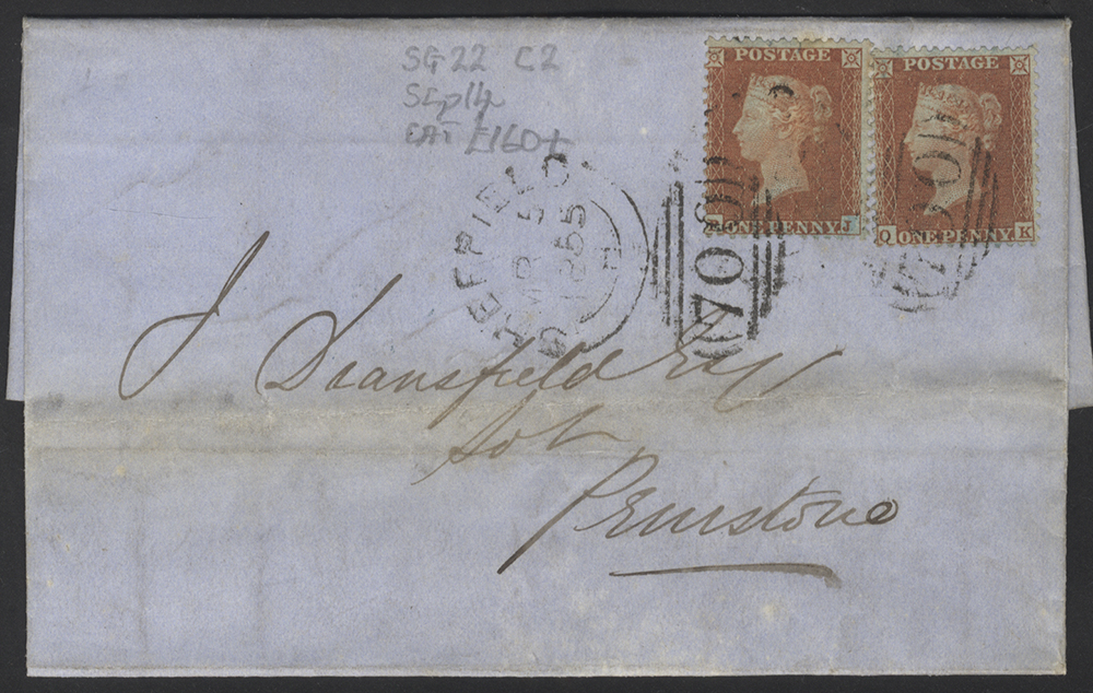 1855 cover from Sheffield to Penistone
