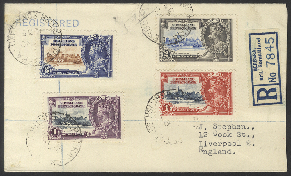 1935 Silver Jubilee Set on reg