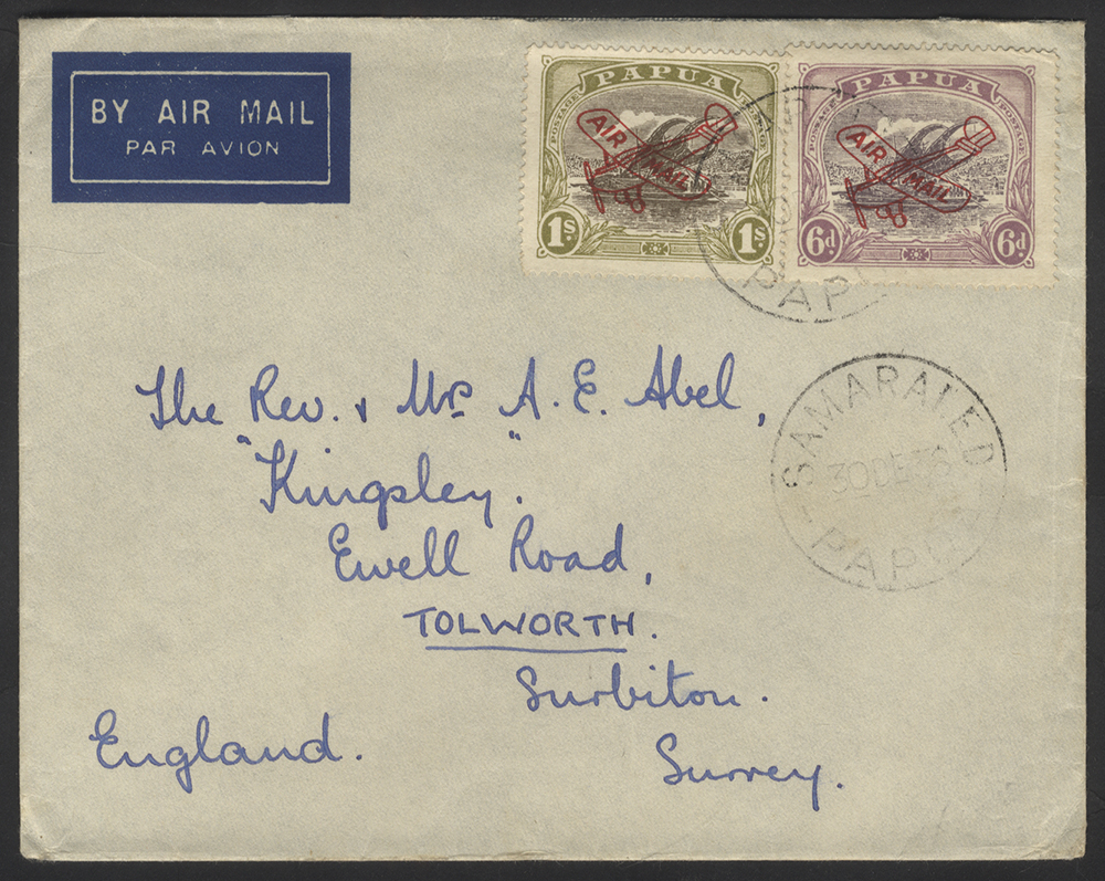1936 (Dec) Airmail Cover
