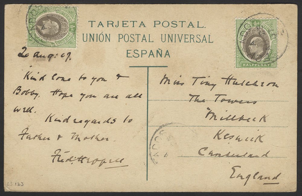 1907 P.P.C. to Keswick