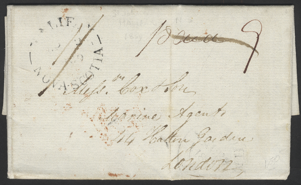 1839 Entire Letter St. John to London